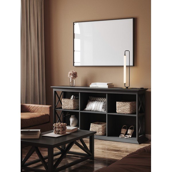 Bela/mat črna kovinska LED namizna svetilka (višina 68 cm) Wetro – Nova Luce-image-1