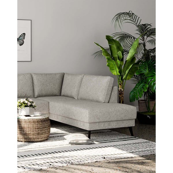 Kremno bela kotna sedežna garnitura (desni kot) Fynn – Ghado-image-4