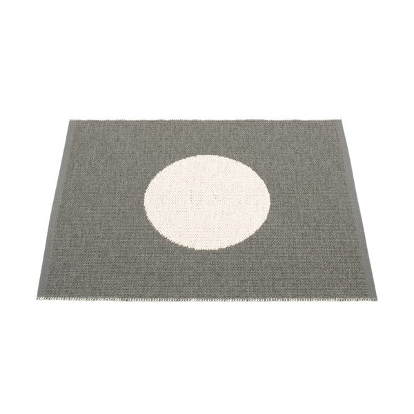 Temno siva notranja in zunanja preproga 70x90 cm Vera Charcoal – Pappelina