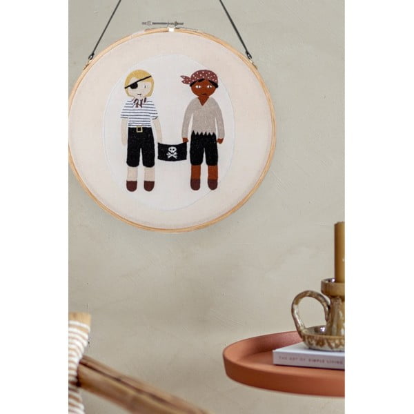 Vezena stenska dekoracija Bloomingville Mini Jef-image-1