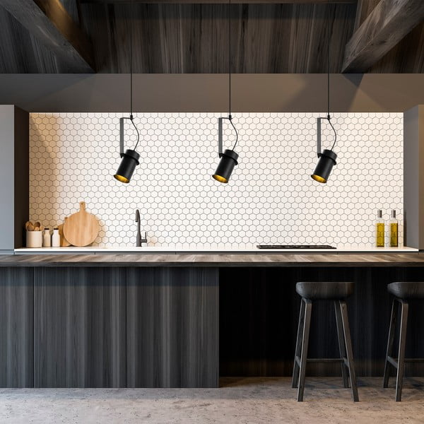 Črna viseča svetilka Spot – Opviq lights-image-1