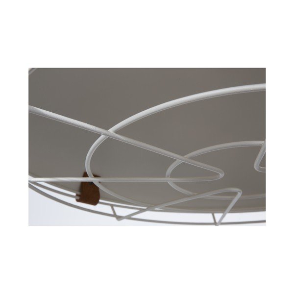 Bela viseča svetilka Zuiver Dek, ⌀ 40 cm-image-2