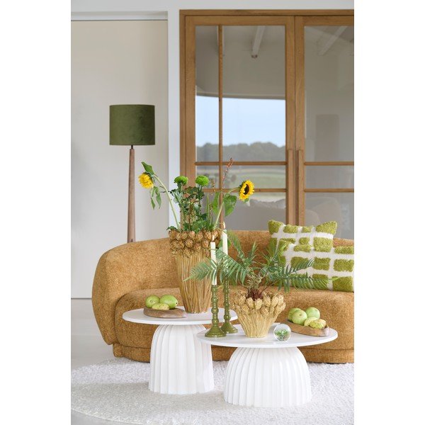 Kovinska okrogla stranska mizica ø 60 cm Veglia – Light & Living-image-1