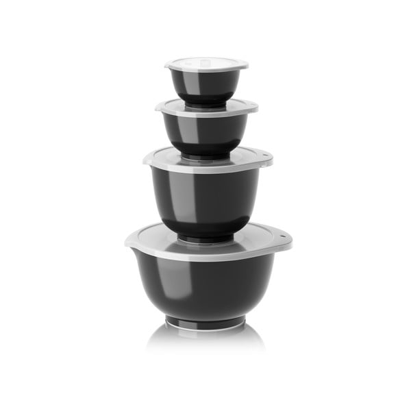 Črne sklede v kompletu 4 ks ø 23 cm Margrethe – Rosti