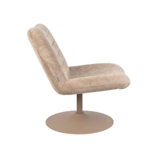 Bež žameten fotelj Bubba – Zuiver-image-3