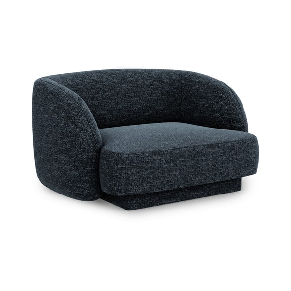 Temno modri fotelj Miley - Micadoni Home-image-3