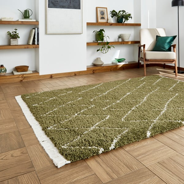 Zelena preproga 120x170 cm Boho – Think Rugs-image-2