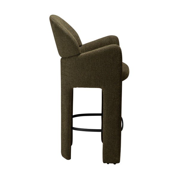Kaki zelen barski stol (višina sedeža 68,5 cm) Aole – DAN-FORM Denmark-image-2