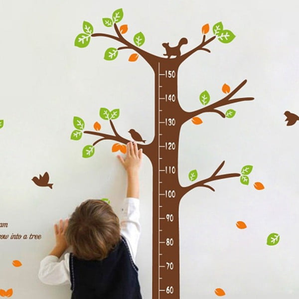 Otroška nalepka za merjenje višine za vrata/stenska 60x190 cm Dreaming Tree – Ambiance