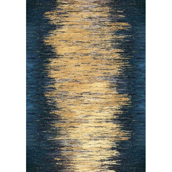 Rumena/temno modra pralna preproga 50x80 cm Goldie – Vitaus