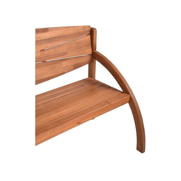 Rjava vrtna klop iz masivnega lesa Hadia – Garden Pleasure-image-2