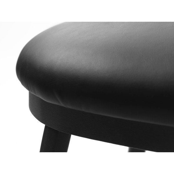Črna klop iz umetnega usnja Gain – Unique Furniture-image-4