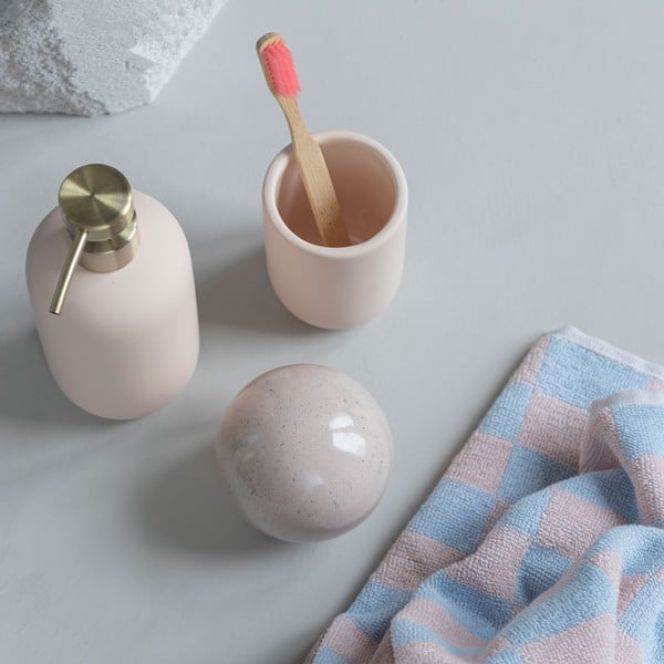 Modre in roza brisače iz organskega bombaža v kompletu 2 kos 40x55 cm Retro - Mette Ditmer Denmark-image-4