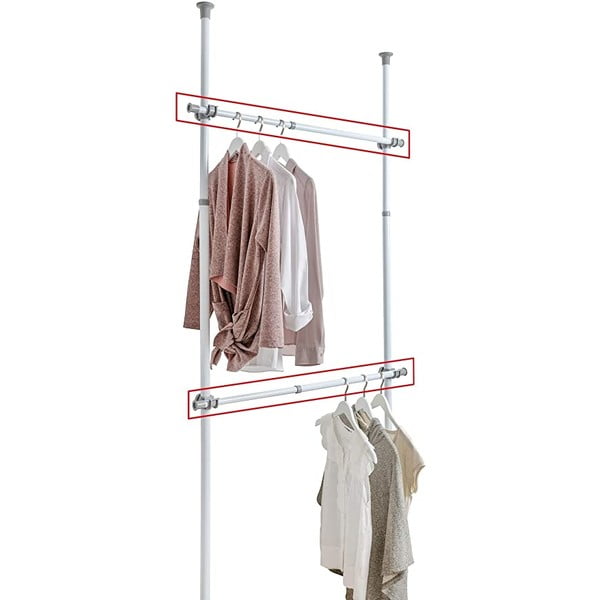 Komplet 2 teleskopskih palic za oblačila Wenko Herkules, dolžina 75-120 cm-image-1