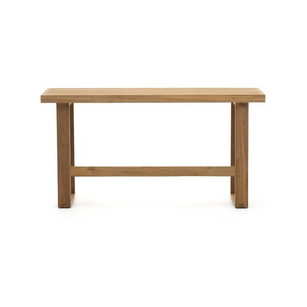 Vrtna klop iz masivnega lesa v naravni barvi Canadell – Kave Home