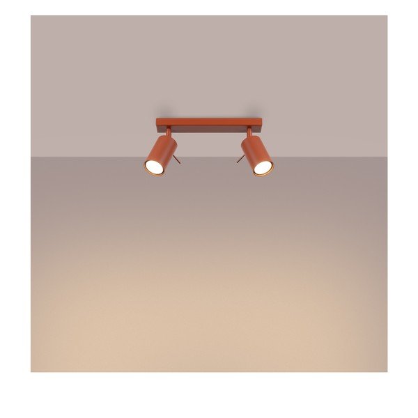 Opečnato oranžno točkovno svetilo 6x30 cm Etna – Sollux-image-2