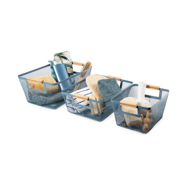 Žične kovinske košare v kompletu 3 ks – Compactor-image-2