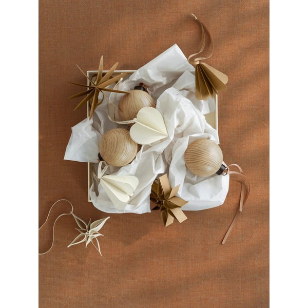 Papirnati okraski za jelko v kompletu 4 ks ø 10 cm Kazary – Blomus-image-1