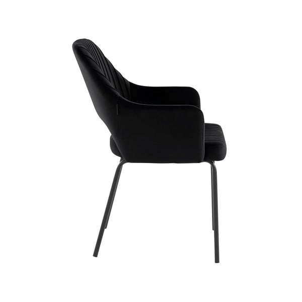 Črni žametni jedilni stoli v kompletu 2 kos Britney - Støraa -image-4