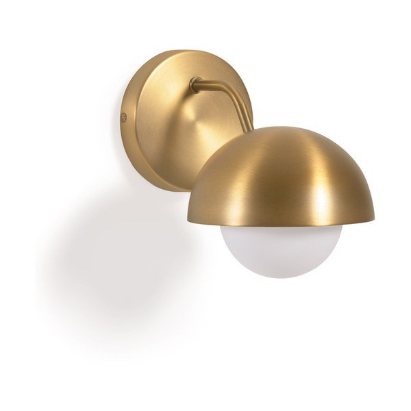 Stenska svetilka v zlati barvi ø 15 cm Lonela - Kave Home