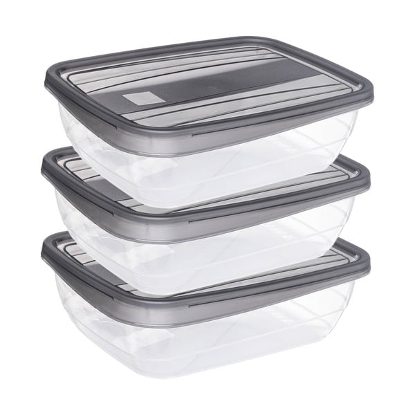 Škatle za shranjevanje hrane 3 kos Vedo - Curver-image-1