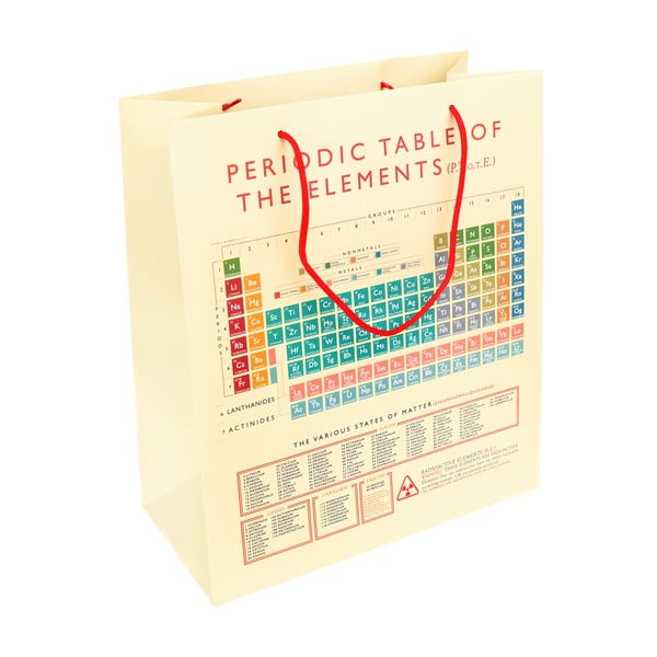 Darilna vrečka 29x34 cm Periodic Table - Rex London
