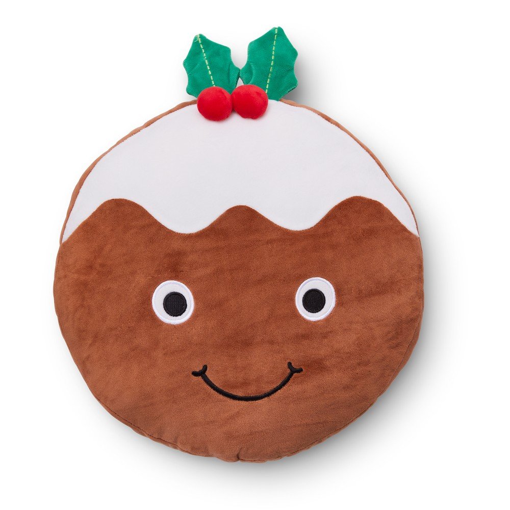 Plišasta okrasna blazina z božičnim motivom 35x35 cm Christmas Pudding