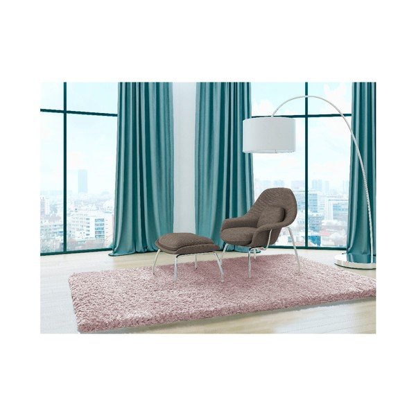 Rožnata preproga Universal Floki Liso, 160 x 230 cm-image-1