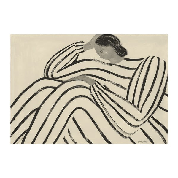 Plakat 70x50 cm Waiting – Sofia Lind – The Poster Club