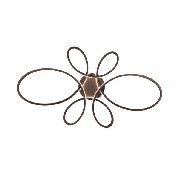 Črna LED stropna svetilka 45.5x83 cm Fly – Trio-image-1