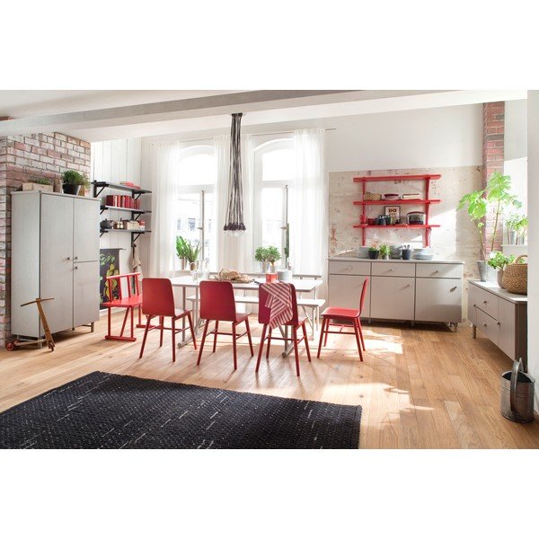 Rdeča stenska polica Tenzo Grain-image-3