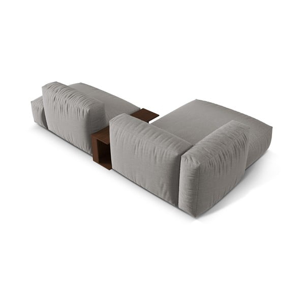 Svetlo siva kotna sedežna garnitura (levi kot) Martina – Micadoni Home-image-3