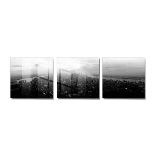 Slike v kompletu 3 ks 40x40 cm City – Wallity
