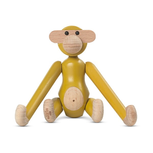 Kipec iz masivnega lesa (višina 9,5 cm) Monkey Mini – Kay Bojesen Denmark