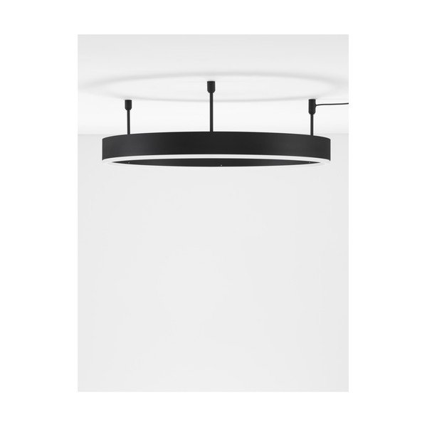 Mat črna aluminijasta LED zatemnitvena stropna svetilka Motif – Nova Luce-image-2