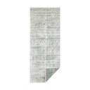 Zeleno-krem zunanja preproga NORTHRUGS Biri, 80 x 250 cm