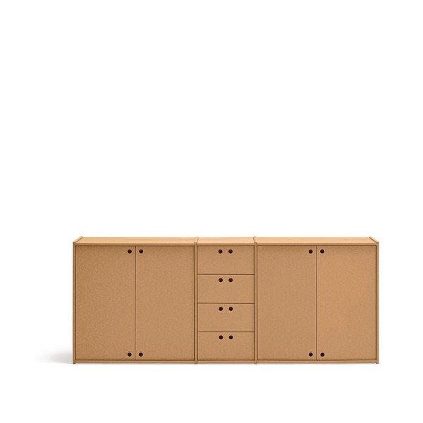 Komoda v naravni barvi 197x80x40 cm Wally – Teulat-image-2