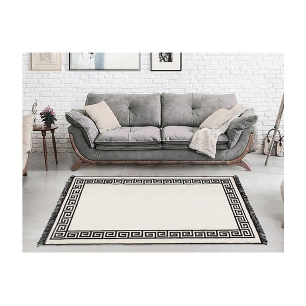 Bež in črna dvostranska preproga Justed, 80 x 150 cm-image-4