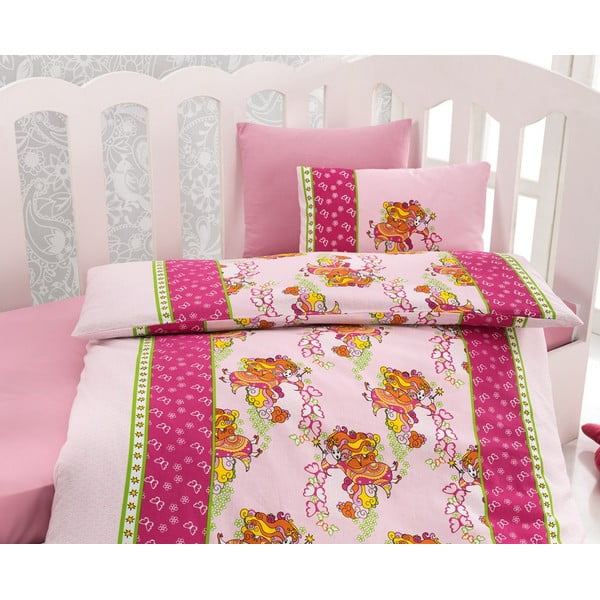 Komplet otroške posteljnine Perfect Flower 100x135 cm, Fairy