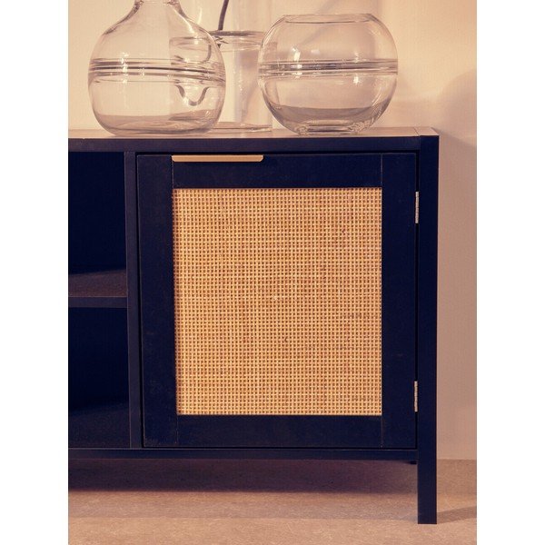 Črna TV omarica 120x52x38 cm Sherman – Premier Housewares-image-2