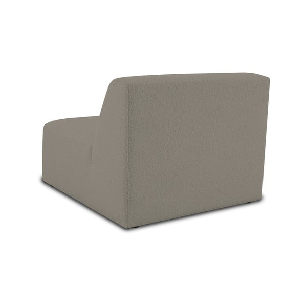 Svetlo rjav modul za sedežno garnituro iz tkanine bouclé (sredinski modul) Roxy – Scandic-image-3