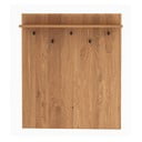 Stenski obešalnik iz masivnega hrasta s polico Abies – The Beds