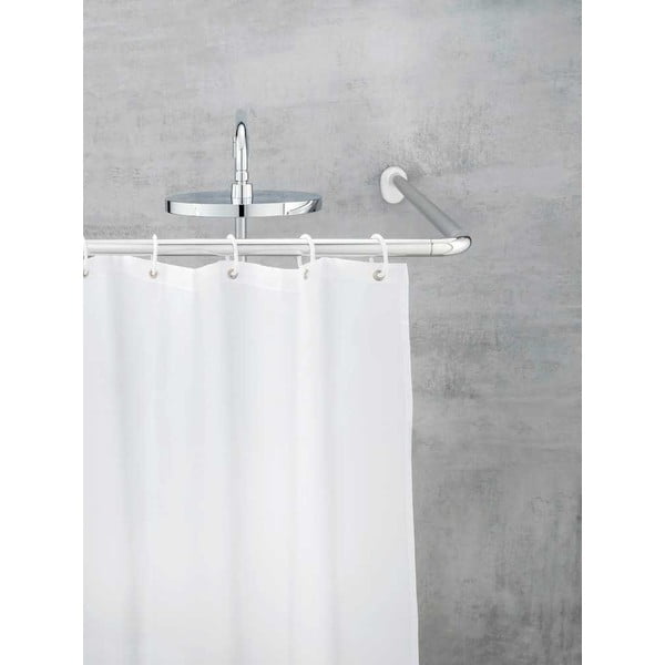 Univerzalen nosilec za zaveso za prho Wenko Shower Curtain Rod-image-1