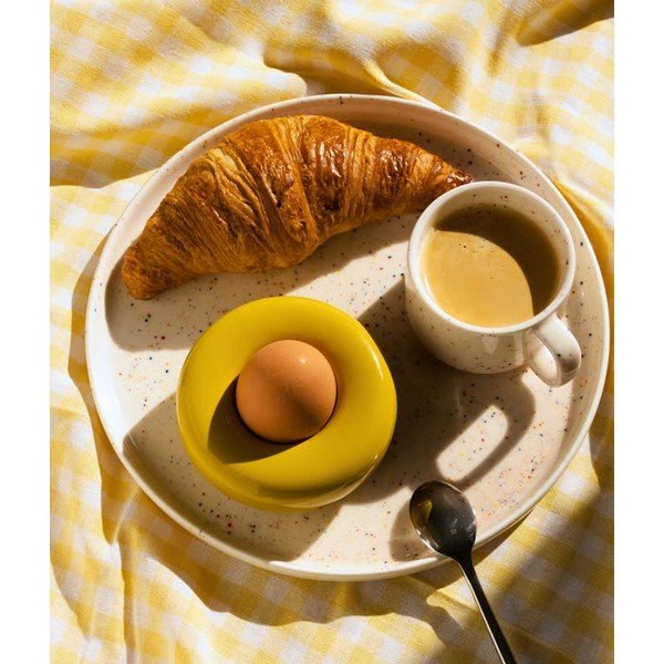 Bež desertni porcelanast krožnik ø 20,5 cm Fika – ONA-image-1