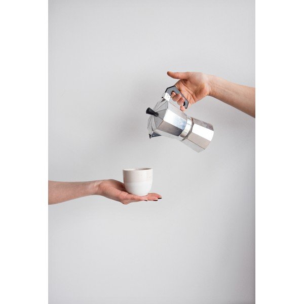 Roza-bela skodelica iz kamenine ÅOOMI Dust, 200 ml-image-2