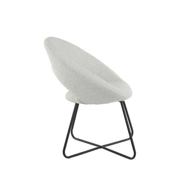 Bel fotelj iz tkanine bouclé Antony – Light & Living-image-2