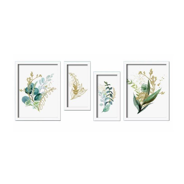 Plakati v kompletu 4 ks 33x43 cm – Wallity