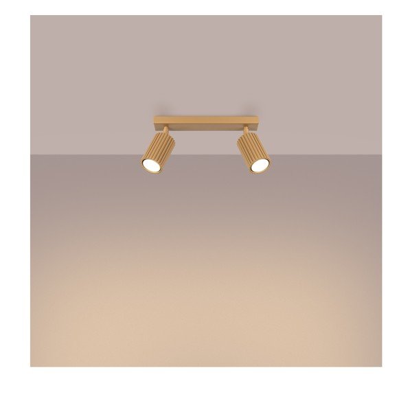 Točkovno svetilo v zlati barvi 6,5x30 cm Gleam – Sollux-image-3