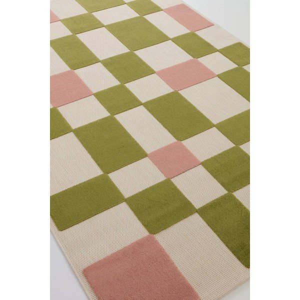 Zelen/rožnat zunanji in notranji tekač 80x150 cm Valma – Jotex-image-4