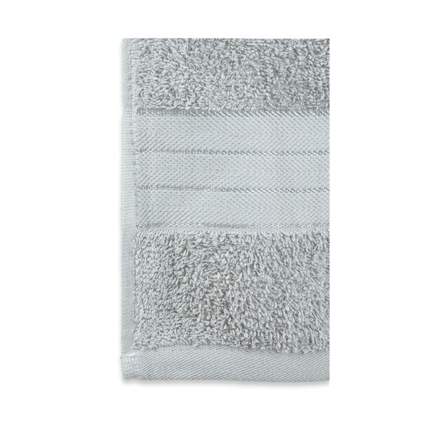 Svetlo sive frotirne bombažne brisače v kompletu 4 ks 50x100 cm – Good Morning-image-2